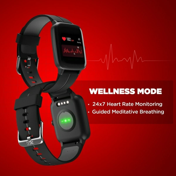 boAt Xplorer Smartwatch ( Black 🖤 Strap) - Black 🖤