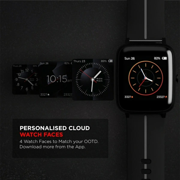 boAt Xplorer Smartwatch ( Black 🖤 Strap) - Black 🖤