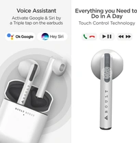Boult Audio AirBass Xpods TWS Earbuds  - White 🤍