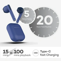 Boult Audio AirBass Xpods TWS Earbuds  - Blue 💙