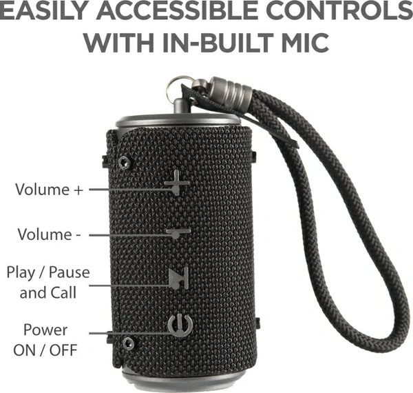 boAt Stone Grenade 5 W Portable Bluetooth Speaker - Black 🖤