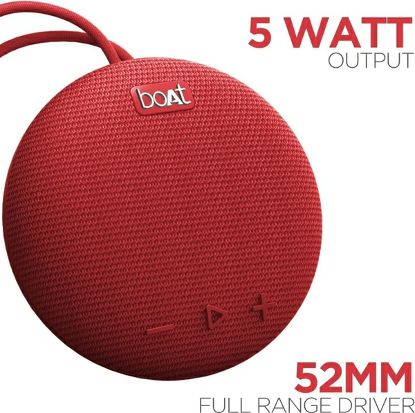boAt Stone 190F 5 W Bluetooth Speaker - Red ♥️