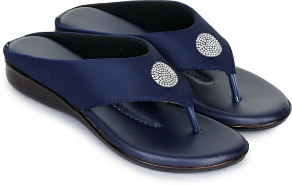 ShoeNstring Women Blue Flats - Blue 💙, 9