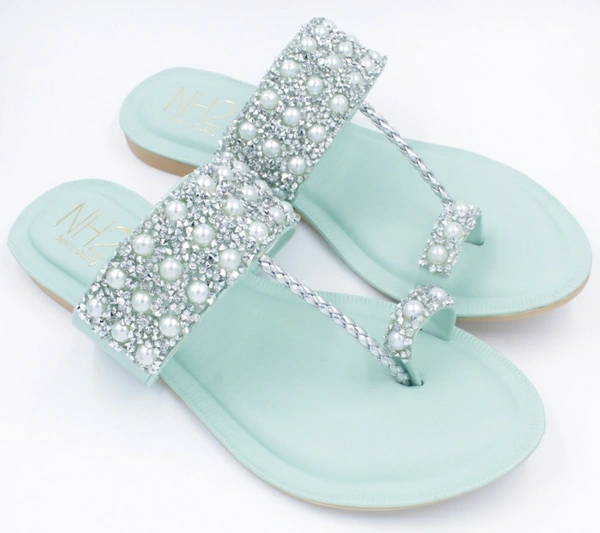 NH2 Women Green Flats - 6, Sea Green 💚
