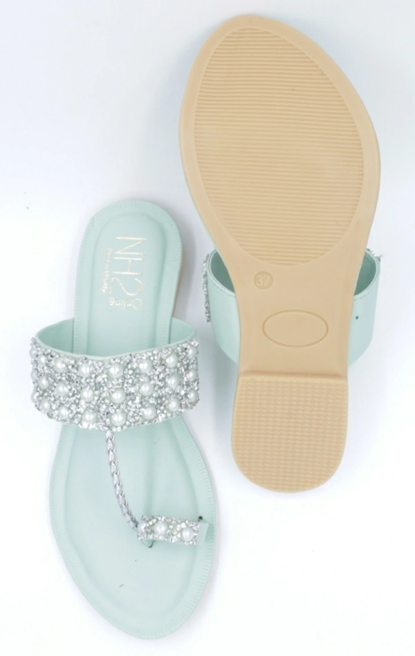 NH2 Women Green Flats - 8, Sea Green 💚