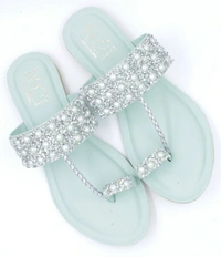 NH2 Women Green Flats - 8, Sea Green 💚