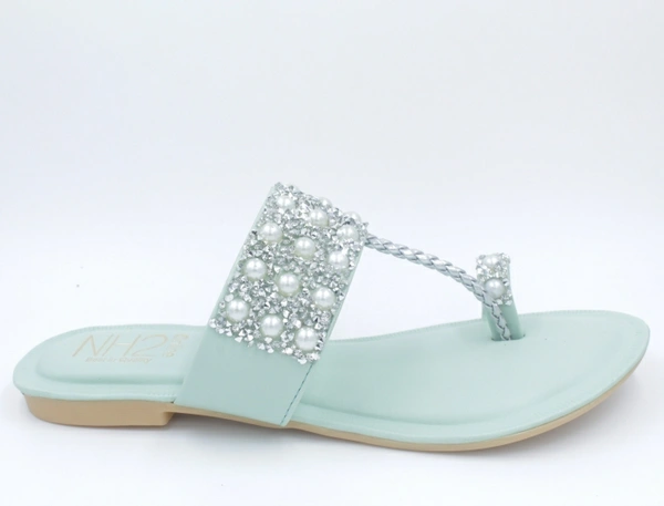 NH2 Women Green Flats - 8, Sea Green 💚