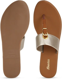 Bata Women Beige Flats - Beige, 5