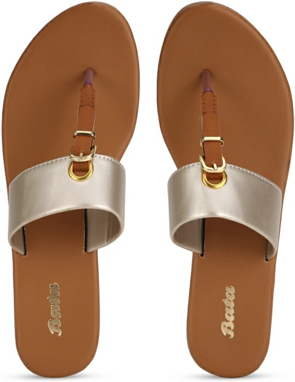 Bata Women Beige Flats - Beige, 5