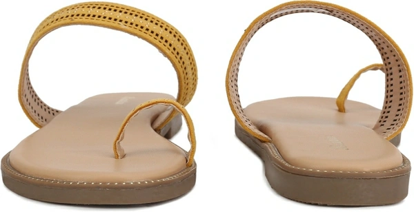 Bata Women Beige Flats - Beige, 5