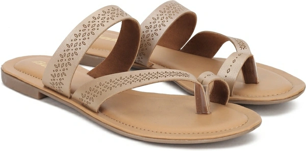 Bata Women Beige Flats - Beige, 5