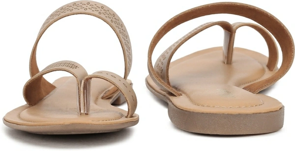 Bata Women Beige Flats - Beige, 5