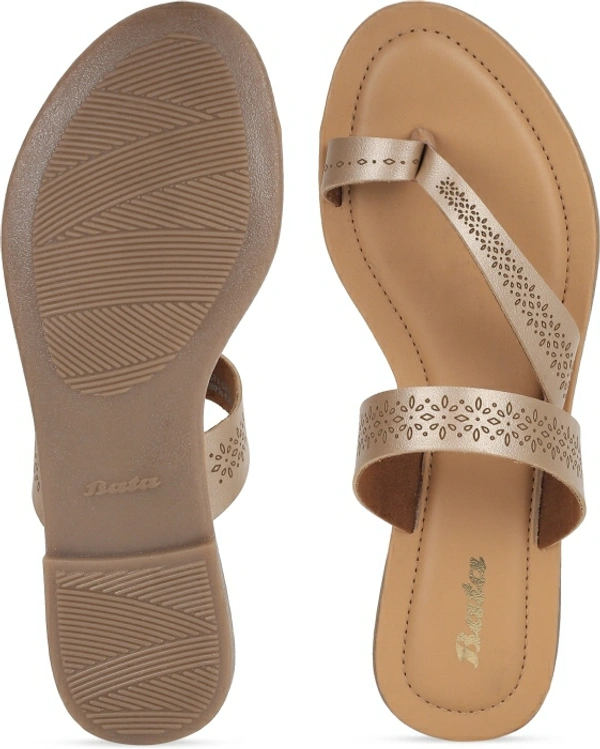 Bata Women Beige Flats - Beige, 5