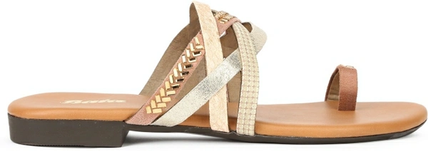 Bata Women Beige Flats - Beige, 3