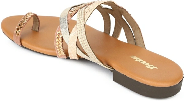 Bata Women Beige Flats - Beige, 3