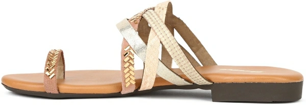 Bata Women Beige Flats - Beige, 8