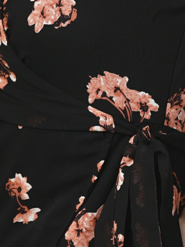Sassafras Women A-line Black Dress - XS