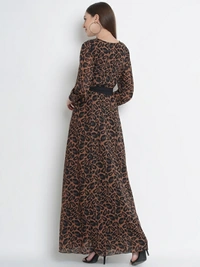 Lady Stark Women Maxi Brown Dress - Brown 🤎, L