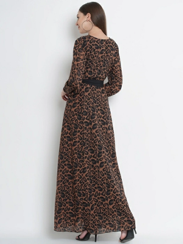 Lady Stark Women Maxi Brown Dress - Brown 🤎, L