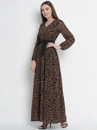 Lady Stark Women Maxi Brown Dress - Brown 🤎, XL