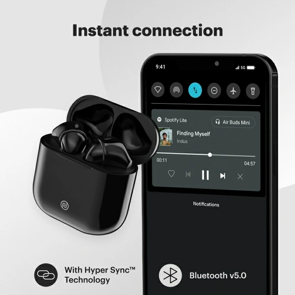 Noise Air Buds Mini Truly Wireless Bluetooth Headset - Jet Black 🖤