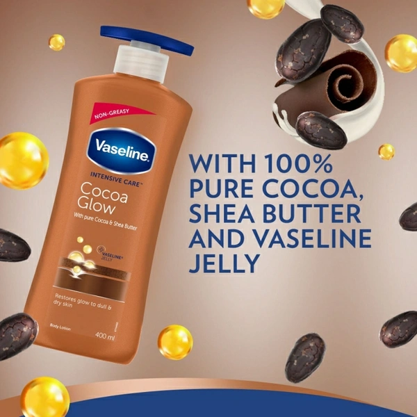 Vaseline Intensive Care Cocoa Glow Body Lotion - 400 ML