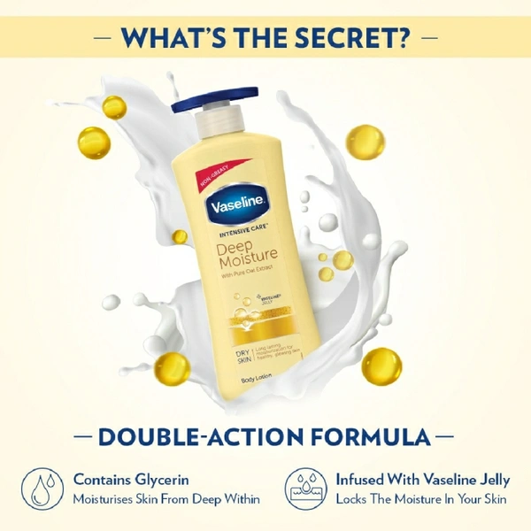 Vaseline Intensive Care Deep Moisture Body Lotion - 600 ML