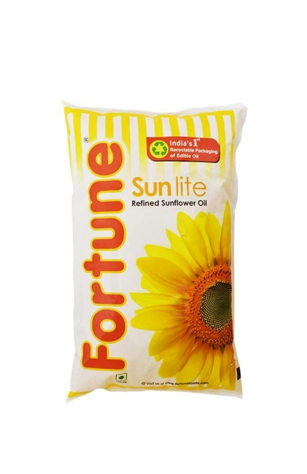 Fortune SunLite Refined Sunflower Oil - 1 L
