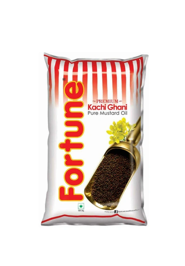 Fortune Kachi Ghani Mustard Oil - 1 L