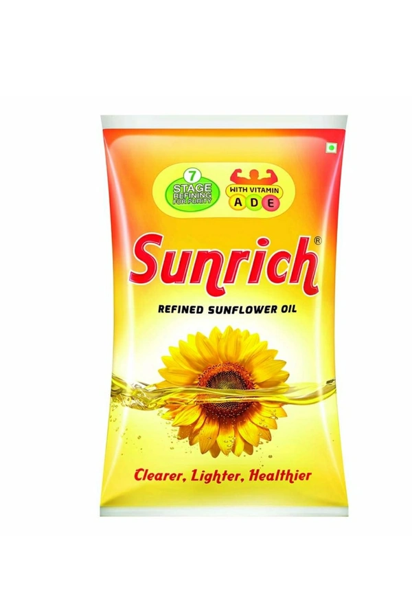 Sunrich Refined Sunflower 🌻 Oil - 1 L