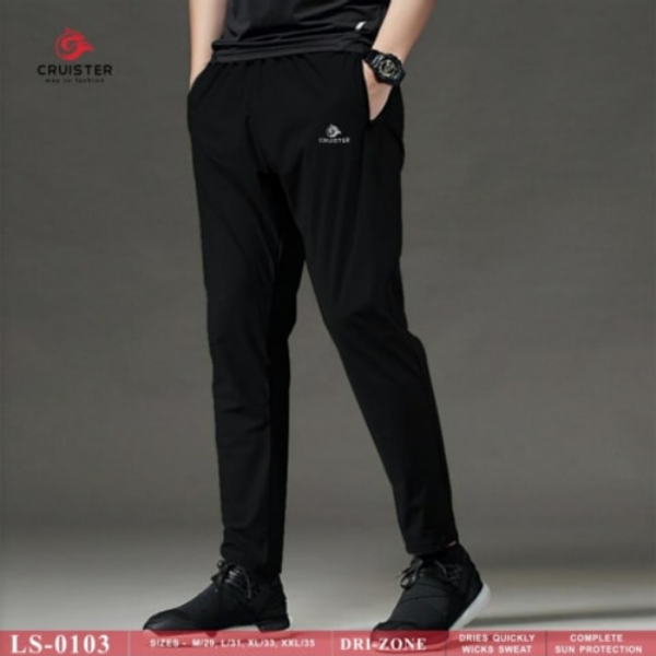 CR8001-Set Of 4 Pcs@288/Pc-Sports Imported 4 Way Lycra Fabric Lower-CR8001-AL26-S02-AIR - M-1, L-1, XL-1, XXL-1, Airforce