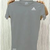 AD2004-Set Of 4 Pcs@116/Pc-Sports Drifit 2 Way Fabric Half Sleeves T-Shirt-AD2004-RP14-S02-WHT - M-1, L-1, XL-1, XXL-1, White
