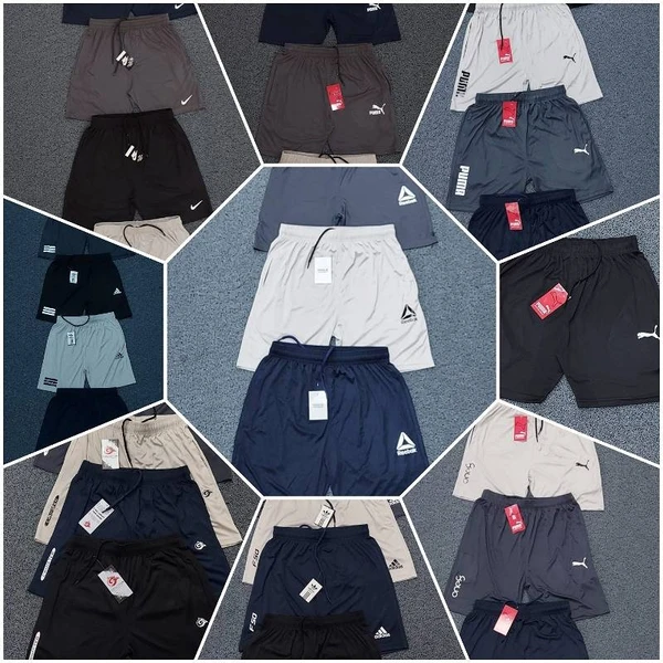 MX7501-Set Of 5 Pcs@163/Pc-Sports 4 Way Fabric Shorts/Nikkar/Half Pant-MX7501-AL26-MD-MC-30 - M, Mix (Assorted)
