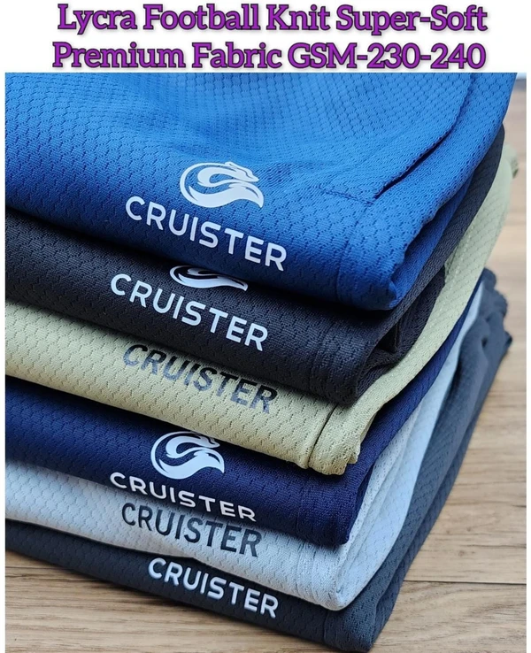 CR8501-Set Of 4 Pcs@247/Pc-Sports Imported Football Knit Fabric Lower-CR8501-AF23-S02-NVB - M-1, L-1, XL-1, XXL-1, Navy Blue