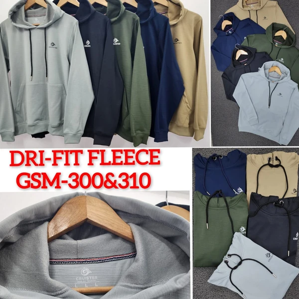 CR DRIFIT FLEECE TEXTURE HOODIES FOR MEN @388.5 Per Pcs.