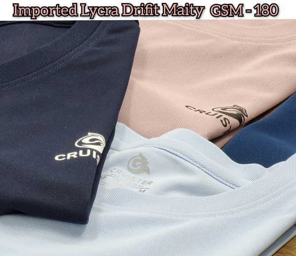 CR1001-Set Of 4 Pcs@171/Pc-Sports Drifit Matty Half Sleeves T-Shirt-CR1001-RM18-S02-WYN - M-1, L-1, XL-1, XXL-1, Wine