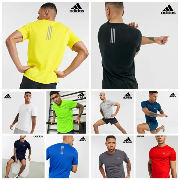 AD2003-Set Of 4 Pcs@116/Pc-Sports Drifit 2 Way Fabric Half Sleeves T-Shirt-AD2003-RP14-S02-DJP - M-1 L-1 XL-1 XXL-1, Dark Jasper