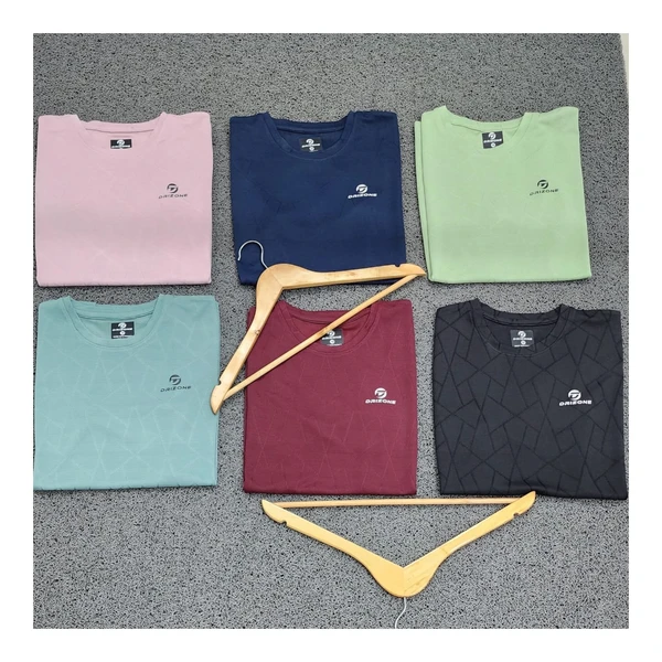 DZ1001-Set Of 40 Pcs@171/Pc-Sports Drifit Matty Half Sleeves T-Shirt-DZ2001-RM18-S02-ASC - M-10, L-10, XL-10, XXL-10