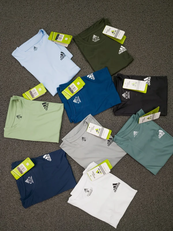 AD2002-Set Of 4 Pcs@145/Pc-Sports Drifit 2 Way Fabric Half Sleeves T-Shirt-AD2002-RP16-S02-TGR - M-1, L-1, XL-1, XXL-1, Teal Green