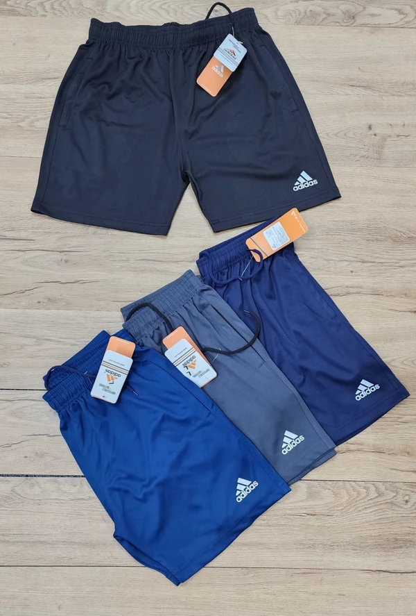 AD7501-Set Of 4 Pcs@145/Pc- Sports Semi Taiwan Fabric Shorts-AD7501-A218-S02-NVB - M-1, L-1, XL-1, XXL-1, Navy Blue