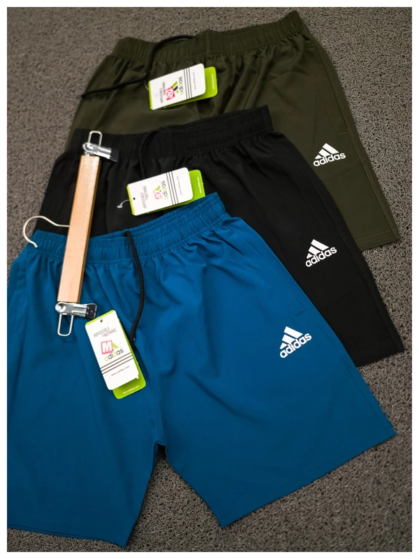 AD7501-Set Of 4 Pcs@170/Pc- Sports NS Lycra Fabric Shorts-AD7501-AN13-S01-BLK - M-1, L-1, XL-1, XXL-1, Black