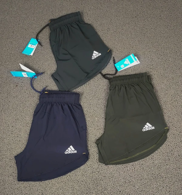 AD7503-Set Of 4 Pcs@150/Pc- Sports NS Lycra Fabric Running Shorts-AD7503-AN13-S01-LGY - M-1, L-1, XL-1, XXL-1, Light Grey