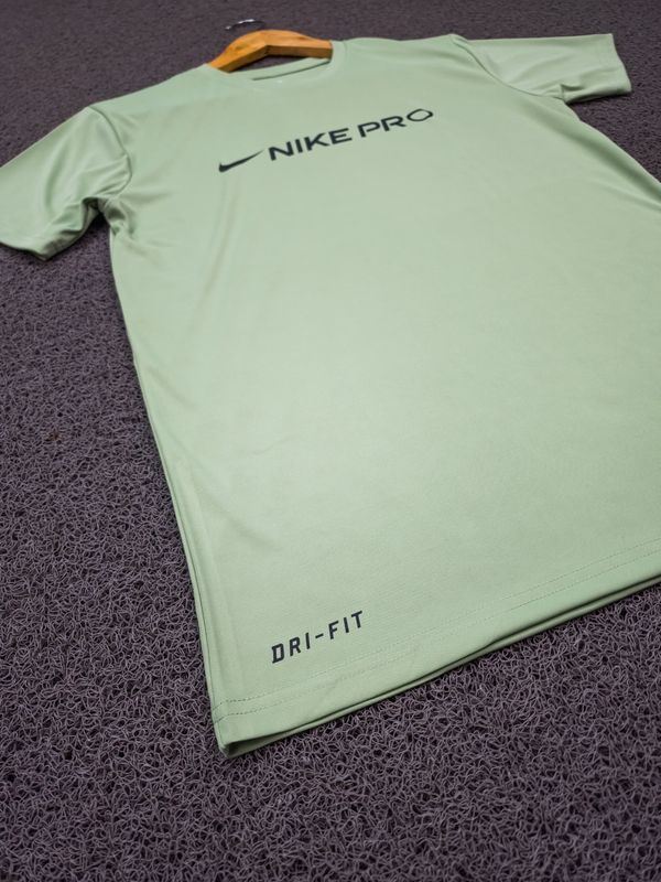 NK2003-Set Of 4 Pcs@145/Pc-Sports Drifit 2 Way Fabric Half Sleeves T-Shirt-NK2003-RP16-S02-WHT - M-1, L-1, XL-1, XXL-1, White