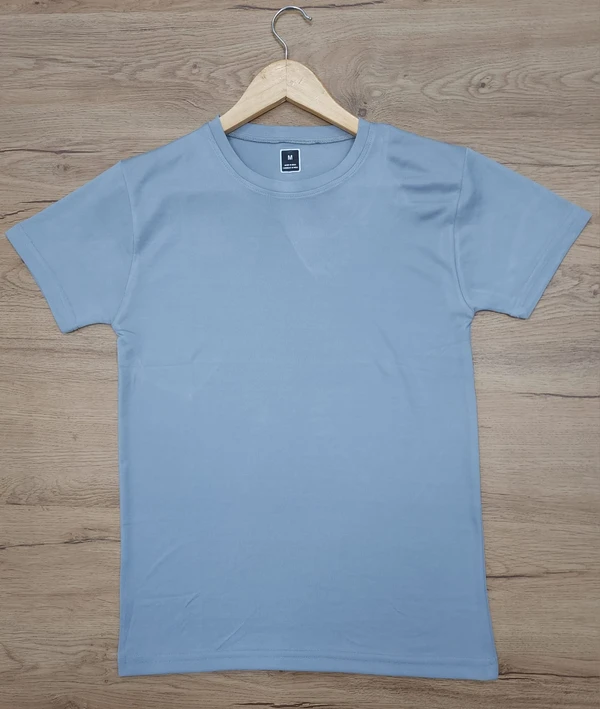 PL2001-Set Of 5 Pcs@79/Pc-Sports Drifit Sarina Fabric Half Sleeves T-Shirt-PL2001-RP11-S05-NVB - S-1, M-1, L-1, XL-1, XXL-1, Navy Blue