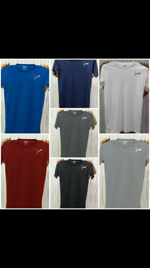 PM2001-Set of 4 Pcs@145/Pc-Sports Drifit 2 Way Fabric Half Sleeves T-Shirt-PM2001-RP16-S02-DOL - M-1, L-1, XL-1, XXL-1, Dark Olive