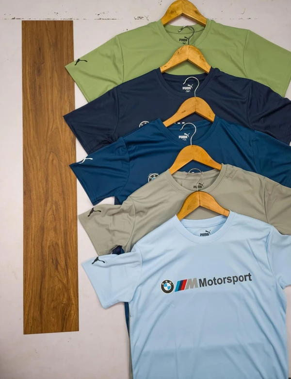 PM2003-Set Of 4 Pcs@145/Pc-Sports Drifit 2 Way Fabric Half Sleeves T-Shirt-PM2003-RP16-S02-SKB - M-1, L-1, XL-1, XXL-1, Sky Blue