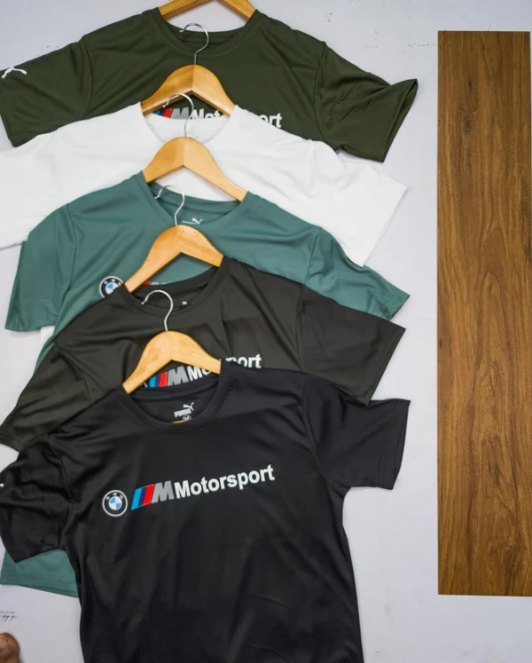 PM2003-Set Of 4 Pcs@145/Pc-Sports Drifit 2 Way Fabric Half Sleeves T-Shirt-PM2003-RP16-S02-PST - M-1, L-1, XL-1, XXL-1, Pista