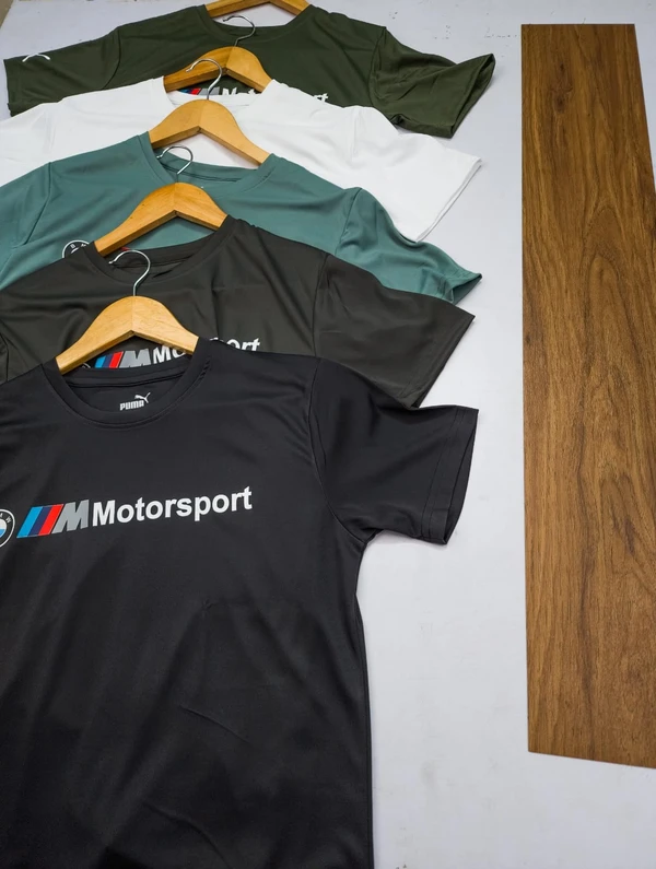 PM2003-Set Of 4 Pcs@145/Pc-Sports Drifit 2 Way Fabric Half Sleeves T-Shirt-PM2003-RP16-S02-TGR - M-1, L-1, XL-1, XXL-1, Teal Green