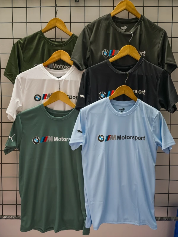 PM2003-Set Of 4 Pcs@145/Pc-Sports Drifit 2 Way Fabric Half Sleeves T-Shirt-PM2003-RP16-S02-SKB - M-1, L-1, XL-1, XXL-1, Sky Blue