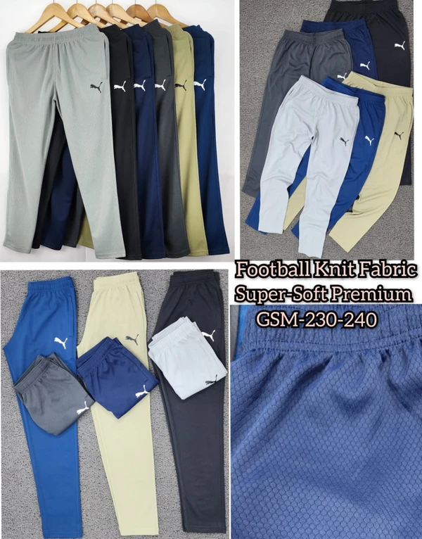 PM8501-Set Of 4 Pcs@247/Pc-Sports Imported Football Knit Fabric Lower-PM8501-AF23-S02-NVB - M-1, L-1, XL-1, XXL-1, Navy Blue